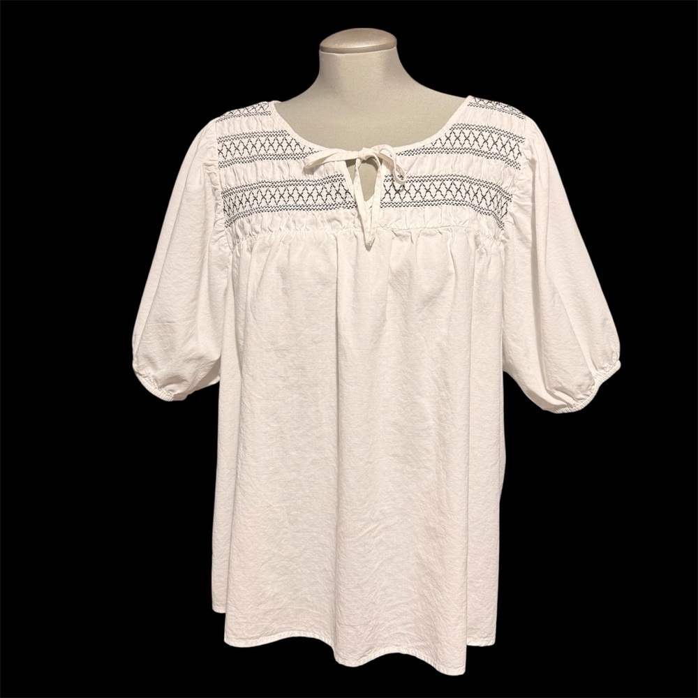 Torrid Blouse Stretchy Ruch Design